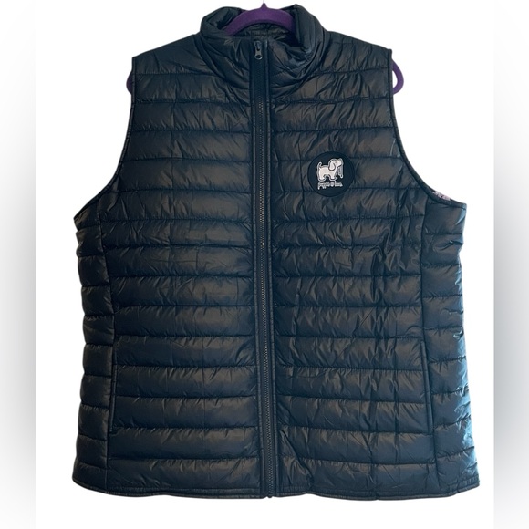 Puppie Love Women’s Puffer Vest Black 3XL NWT Warm Quilted Zip-Up Vest - Picture 1 of 7